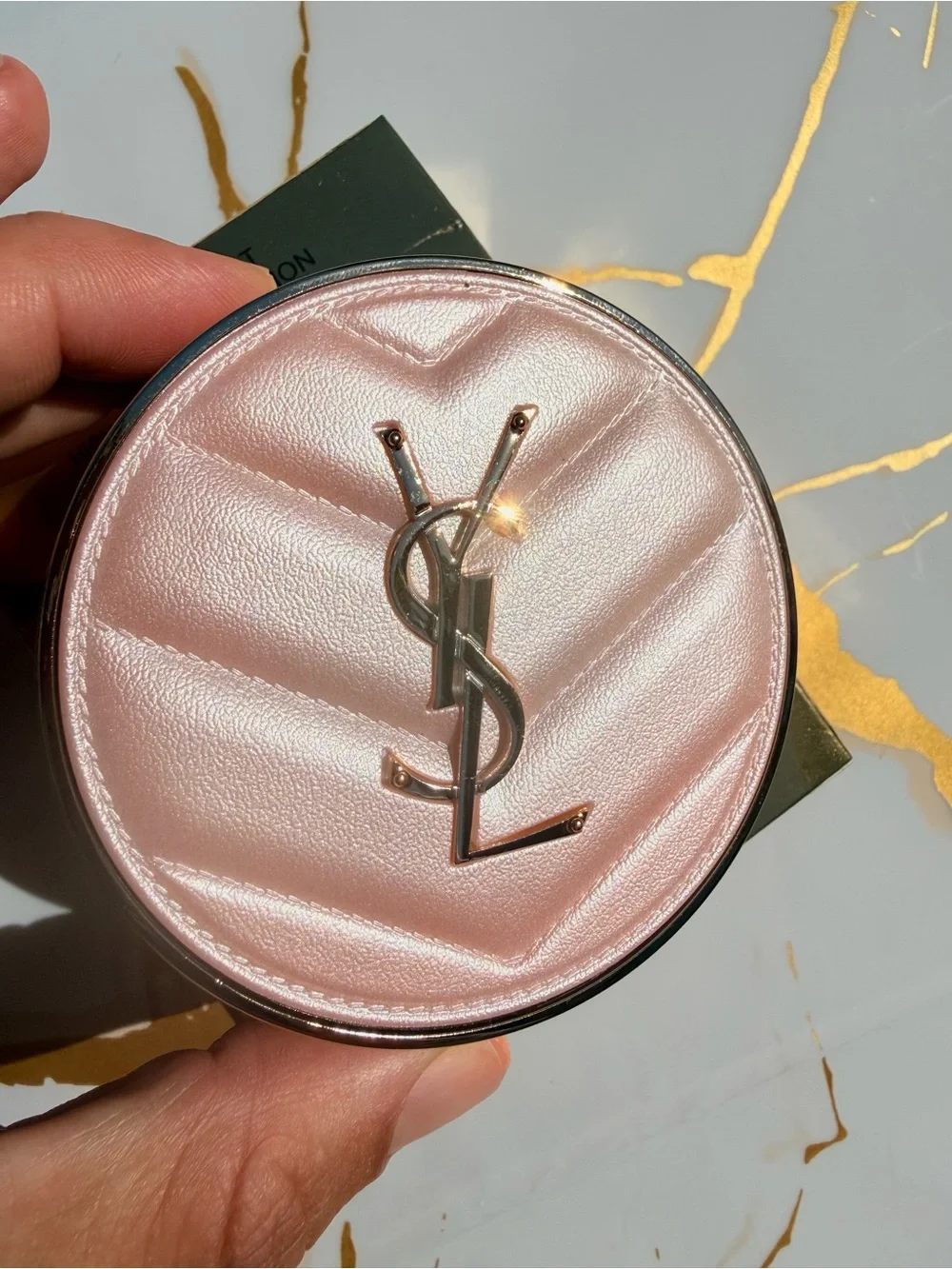 YSL Cushion Foundation TOUCHE ÉCLAT Glow Pact Mesh Shade B20 Ivory SPF 50